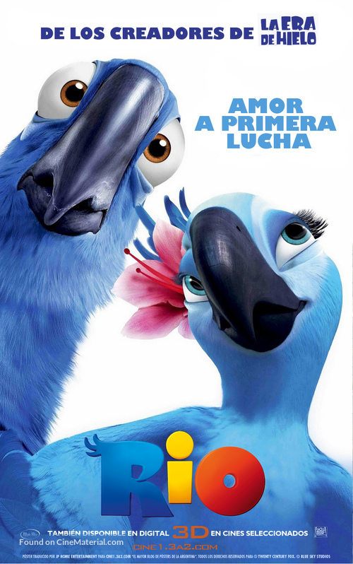 Rio - Argentinian Movie Poster