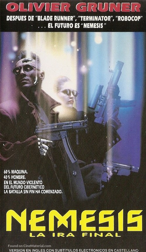 Nemesis - Argentinian VHS movie cover