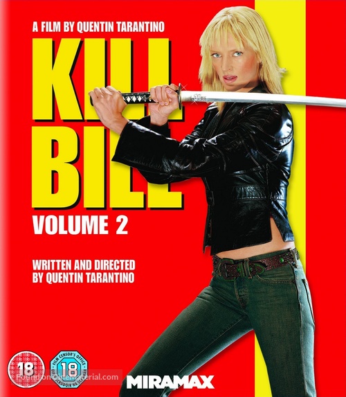 Kill Bill: Vol. 2 - British Blu-Ray movie cover