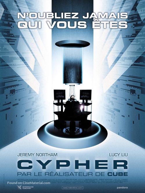 Cypher - French Movie Poster