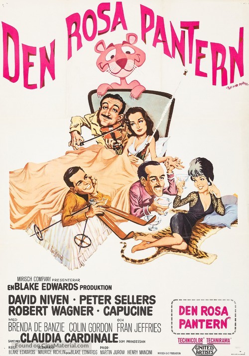 The Pink Panther - Swedish Movie Poster