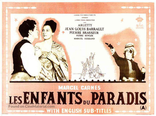 Les enfants du paradis - British Movie Poster