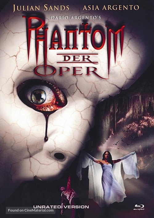 Il fantasma dell&#039;opera - German Blu-Ray movie cover