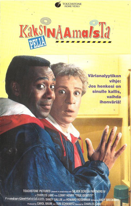 True Identity - Finnish VHS movie cover