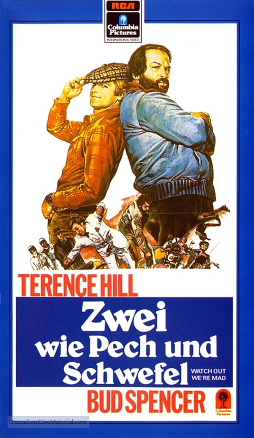 Watch Out We&#039;re Mad - German VHS movie cover