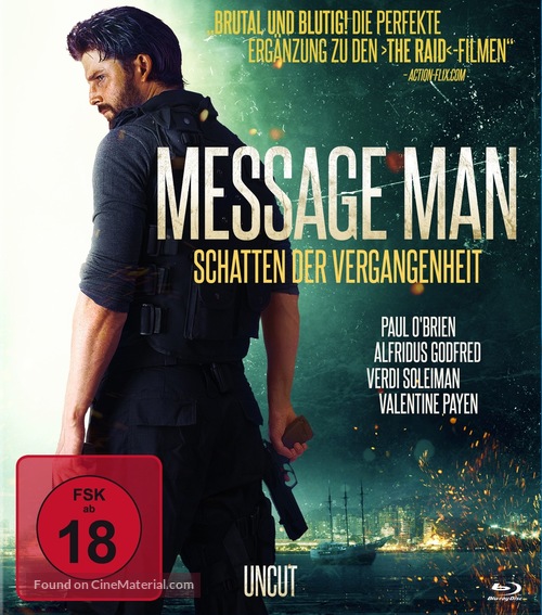 Message Man - German Blu-Ray movie cover