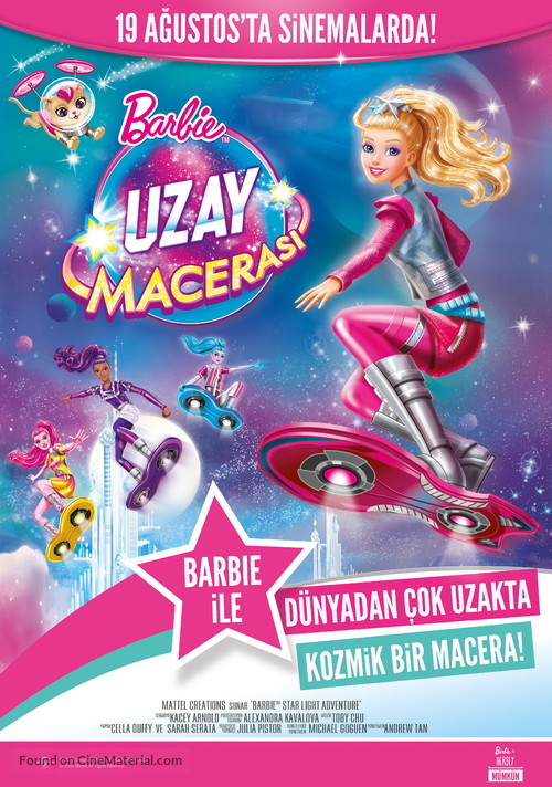 Barbie: Star Light Adventure - Turkish Movie Poster