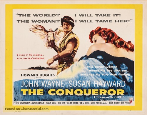 The Conqueror - British Movie Poster