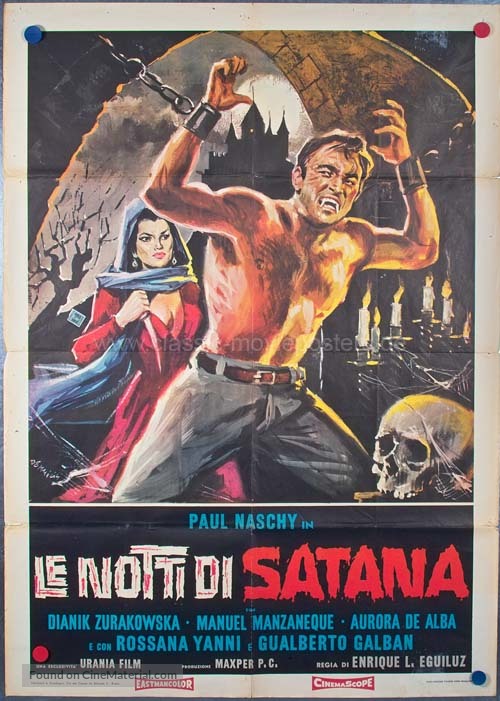 La marca del Hombre-lobo - Italian Movie Poster