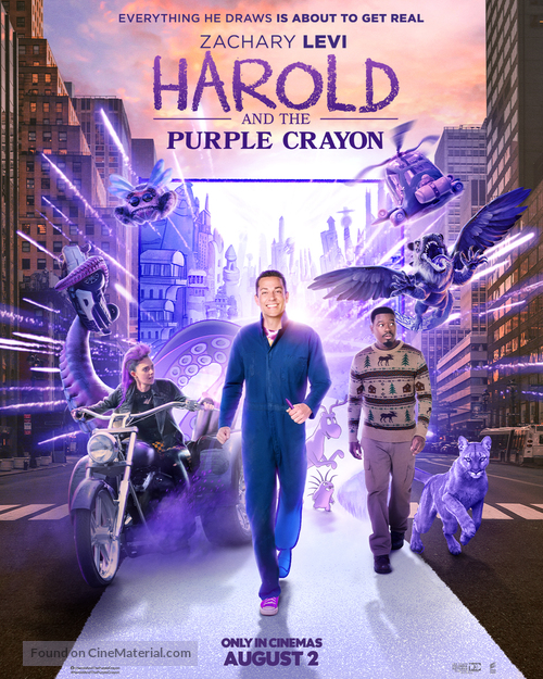 Harold and the Purple Crayon - British Movie Poster