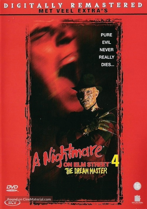 A Nightmare on Elm Street 4: The Dream Master - Dutch Movie Cover