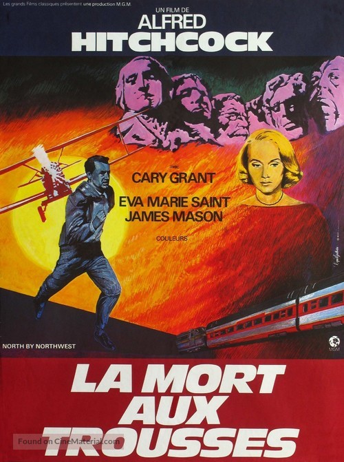North by Northwest - French Movie Poster