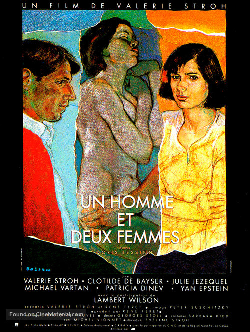 Un homme et deux femmes - French Movie Poster