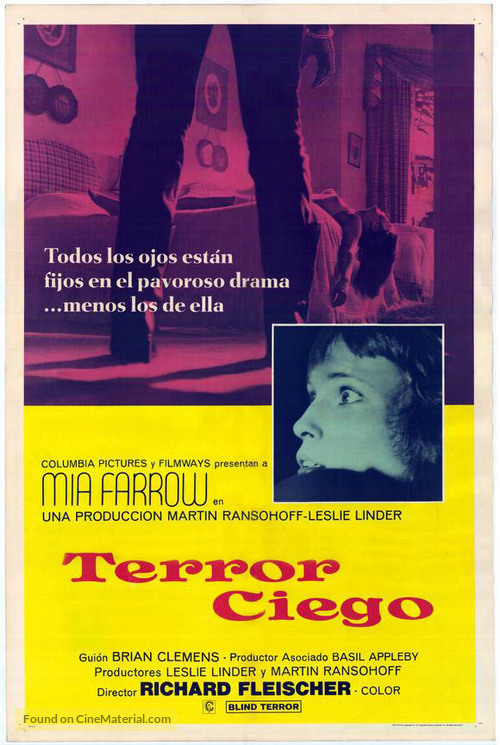 Blind Terror - Argentinian Movie Poster