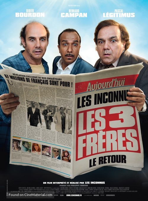 Les trois fr&egrave;res, le retour - French Movie Poster