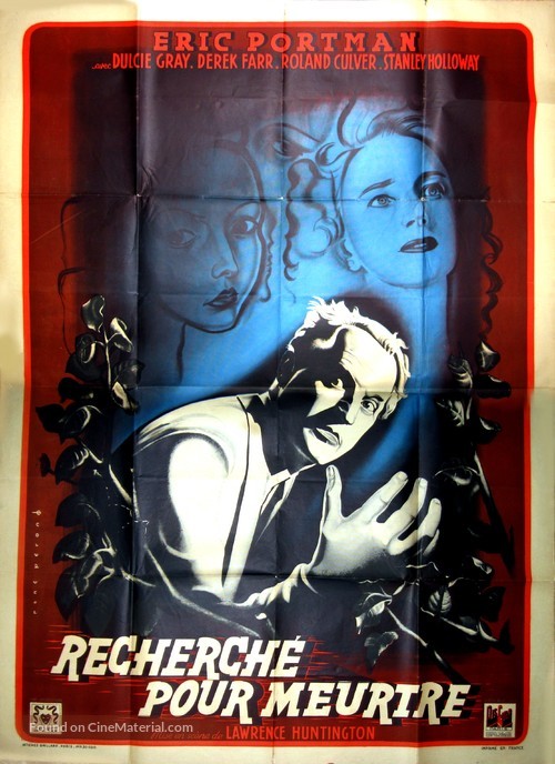 Wanted for Murder - French Movie Poster