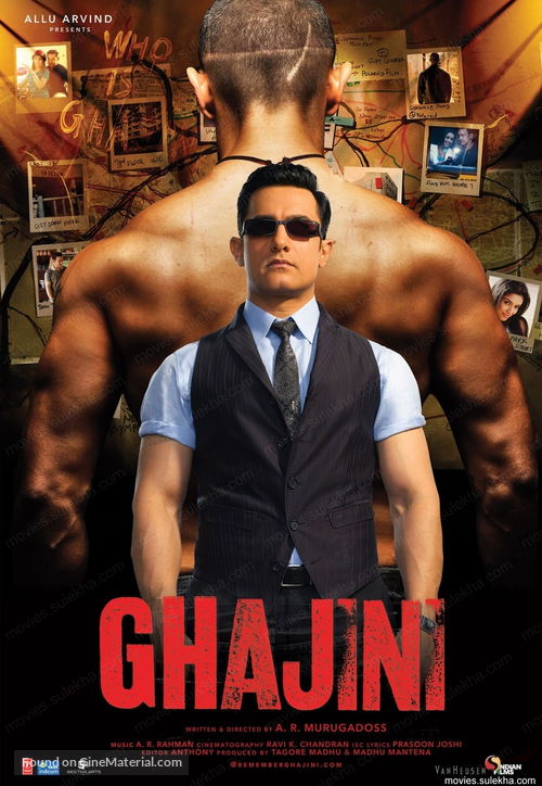 Ghajini - Indian Movie Poster