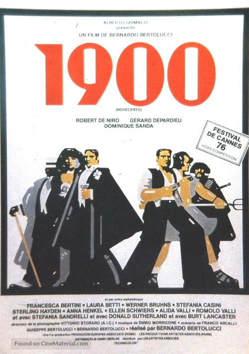 Novecento - French Movie Poster