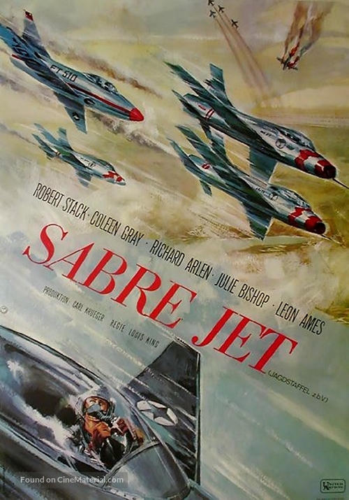 Sabre Jet - German Movie Poster