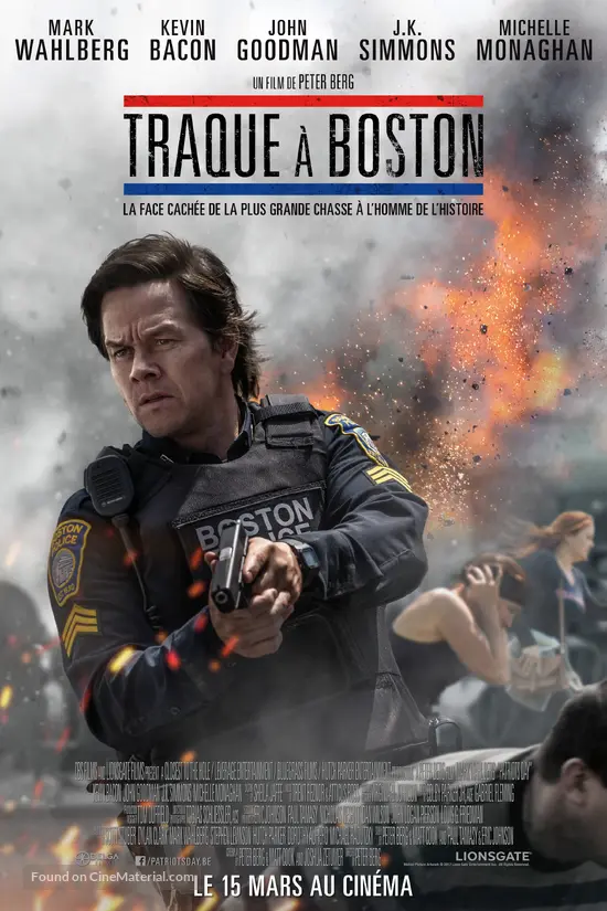 Patriots Day 2016 Belgian Movie Poster
