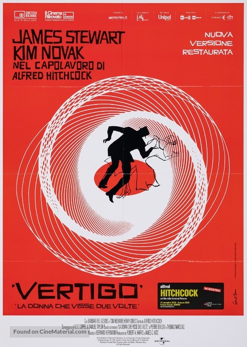 Vertigo - Italian Re-release movie poster