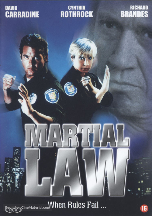 Martial Law - Dutch DVD movie cover