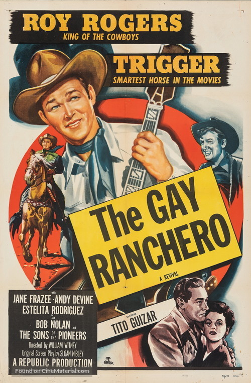 The Gay Ranchero - Re-release movie poster