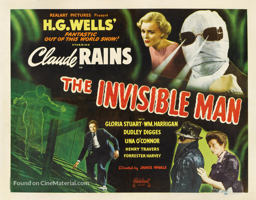 The Invisible Man - Re-release movie poster