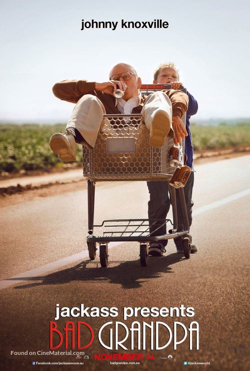 Jackass Presents: Bad Grandpa - Australian Movie Poster