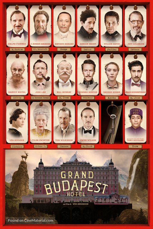 The Grand Budapest Hotel - Italian Movie Poster