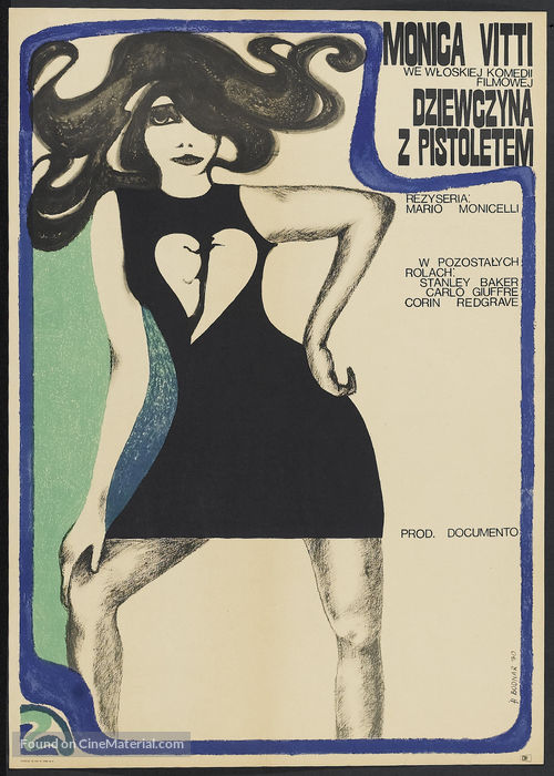 La ragazza con la pistola - Polish Movie Poster