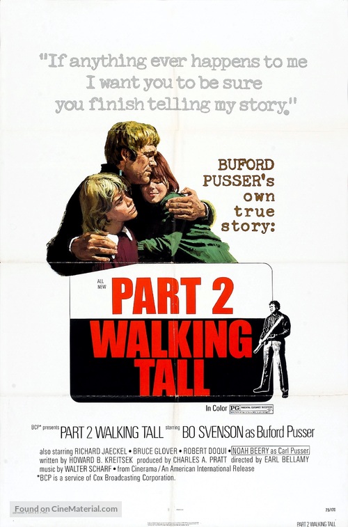 Part 2 Walking Tall - Theatrical movie poster