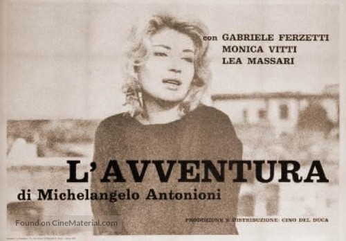 L&#039;avventura - Italian Movie Poster