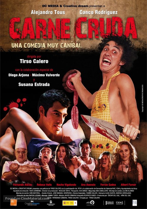 Carne cruda - Spanish Movie Poster