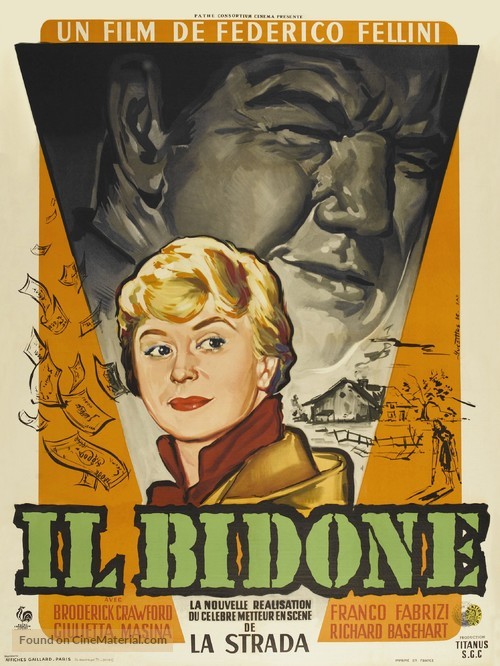 Il bidone - French Movie Poster