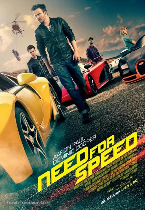 Need for Speed - Croatian Movie Poster