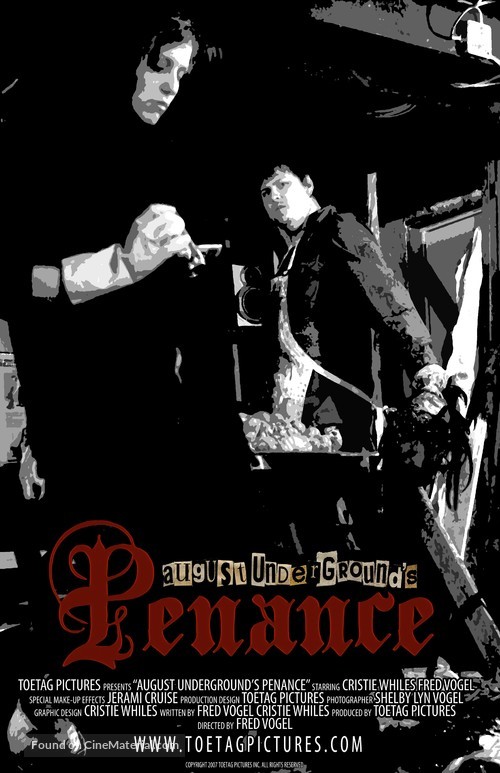 August Underground&#039;s Penance - Movie Poster