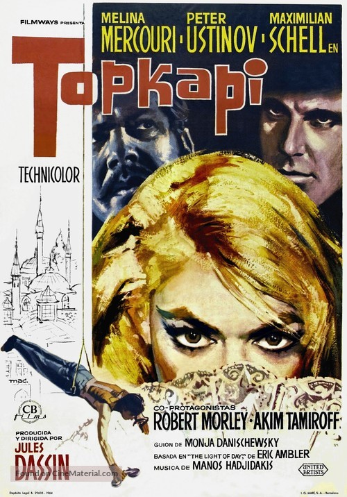 Topkapi - Spanish Movie Poster