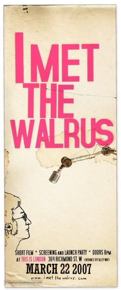 I Met the Walrus - Movie Poster