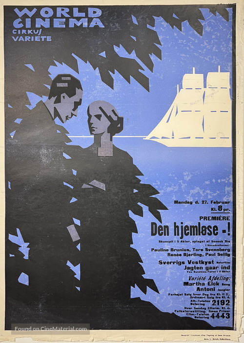 En vildf&aring;gel - Danish Movie Poster