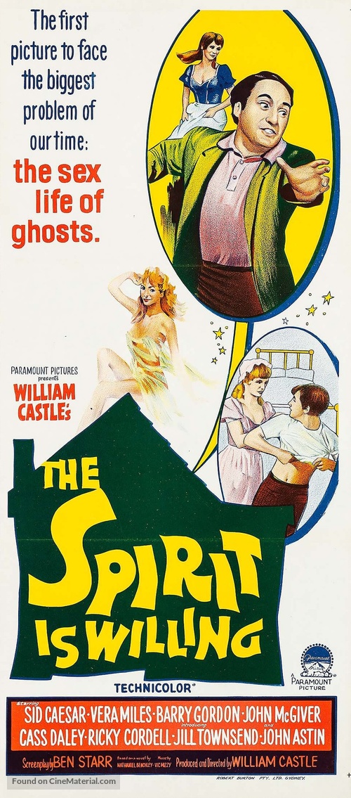 The Spirit Is Willing - Australian Movie Poster