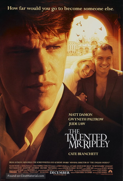 The Talented Mr. Ripley - Movie Poster