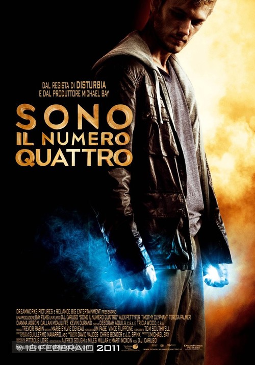 I Am Number Four - Italian Movie Poster