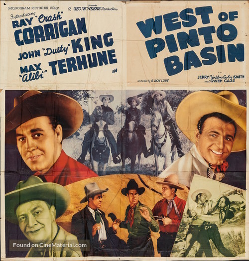West of Pinto Basin - Movie Poster