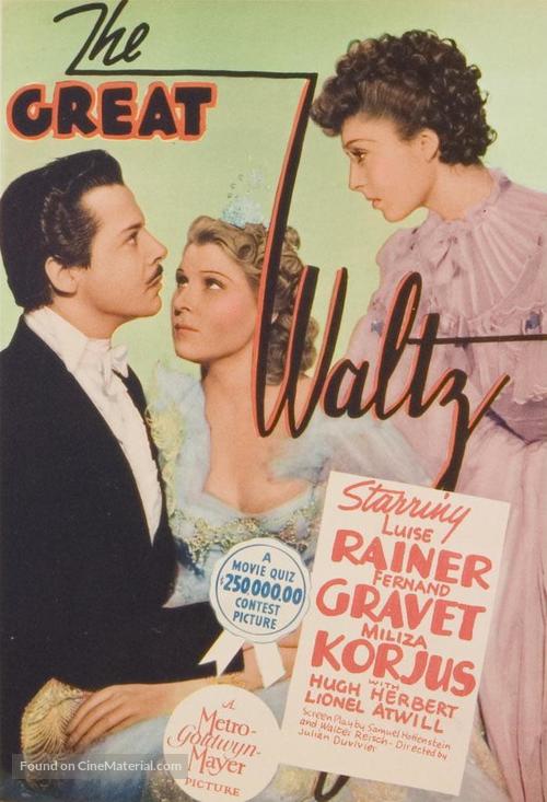 The Great Waltz - Movie Poster