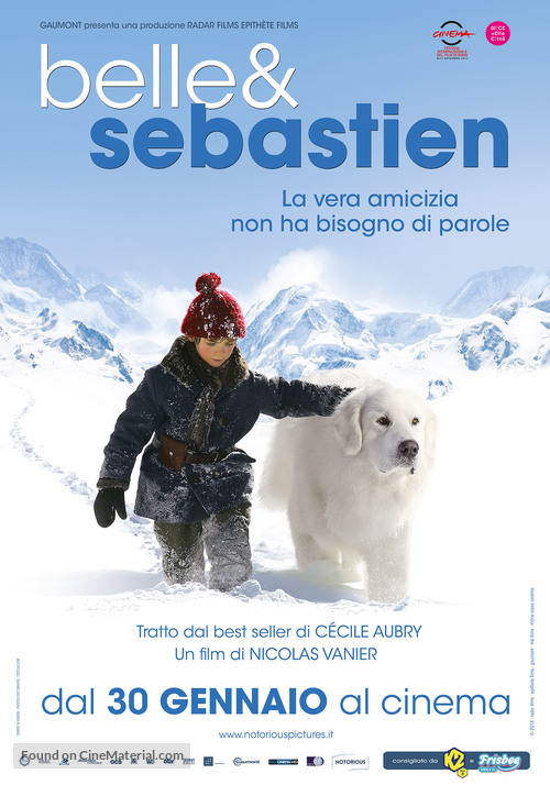 Belle et S&eacute;bastien - Italian Movie Poster