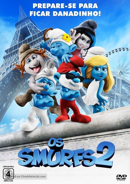 The Smurfs 2 - Brazilian DVD movie cover