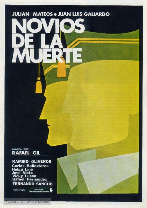 Novios de la muerte - Spanish Movie Poster