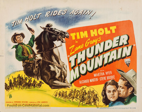 Thunder Mountain - Movie Poster