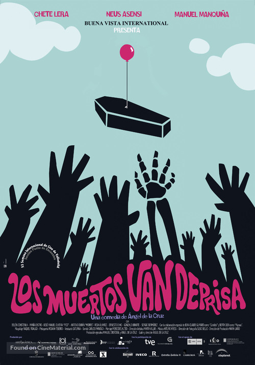 Los muertos van deprisa - Spanish Movie Poster